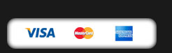We take all major credit cards.